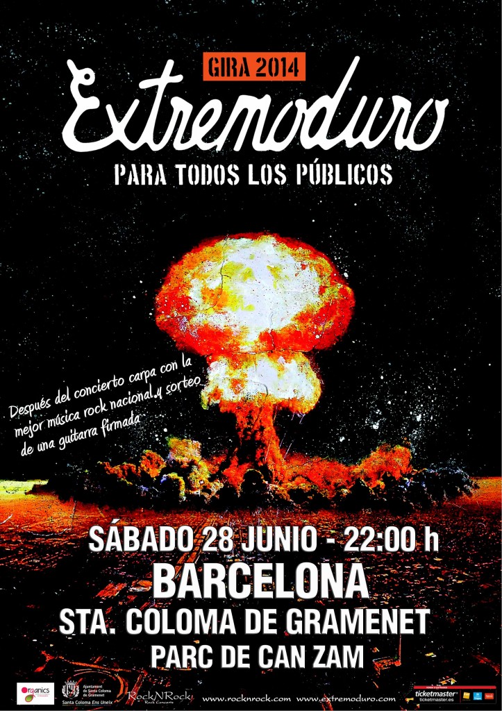 GIRA 2014 EXTREMO CARTEL BCN frase low